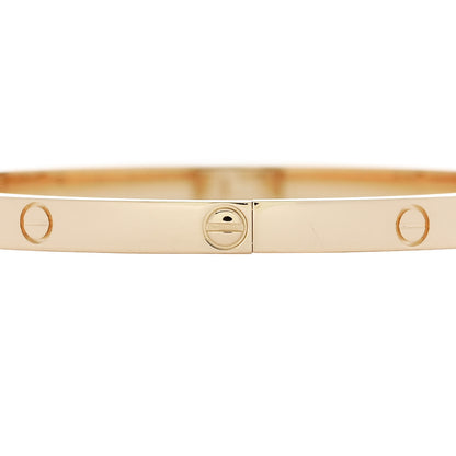 Cartier 18K Yellow Gold Small LOVE Bracelet 16 4 of 8