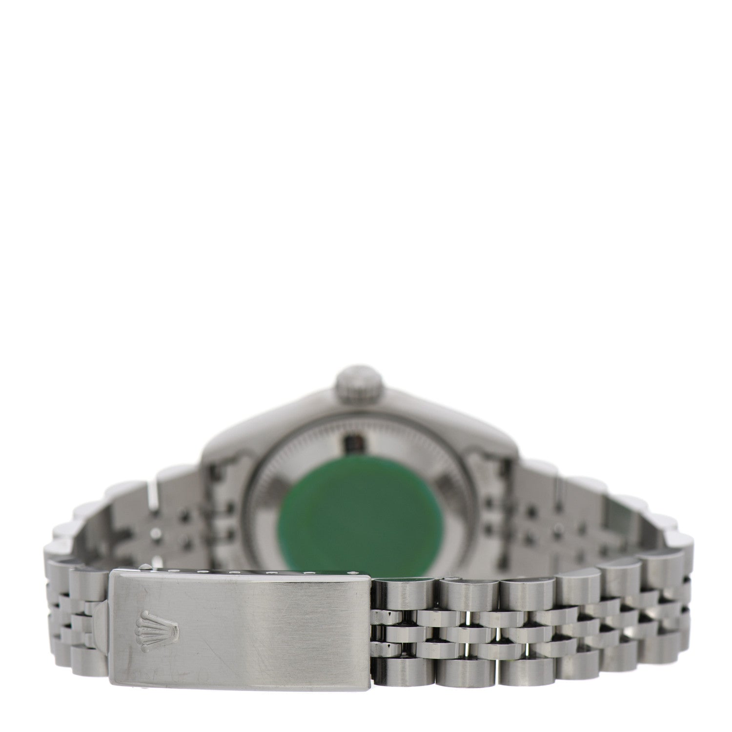 Rolex Stainless Steel 18K White Gold Diamond 26mm Oyster Perpetual Datejust Watch Silver 69174 3 of 5