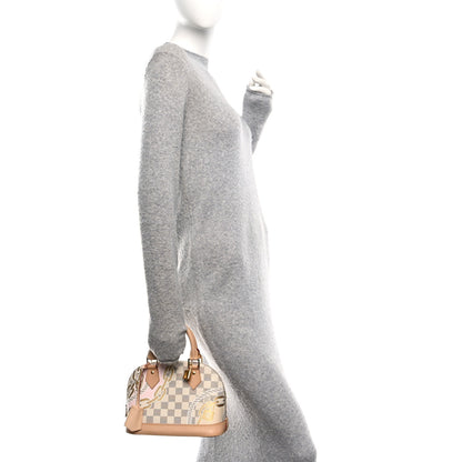 Louis Vuitton Damier Azur Nautical Alma BB 2 of 9