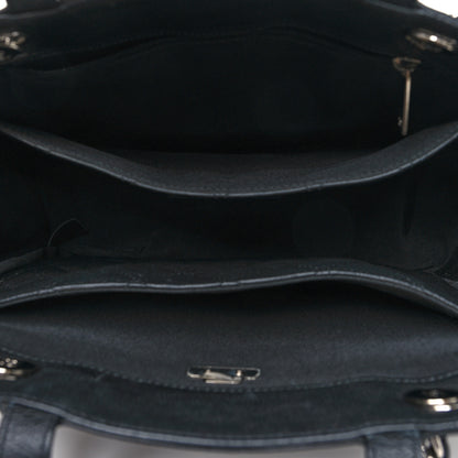 Chanel Caviar Quilted Small CC Box Shopping Tote Black 7 of 15