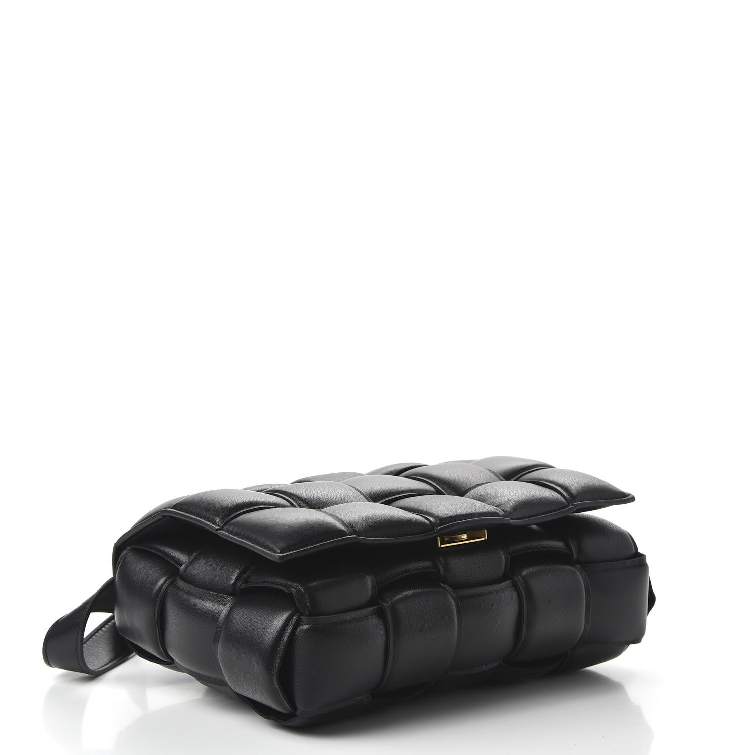 Bottega Veneta Nappa Maxi Intreccio Padded Cassette Crossbody Bag Black 4 of 9