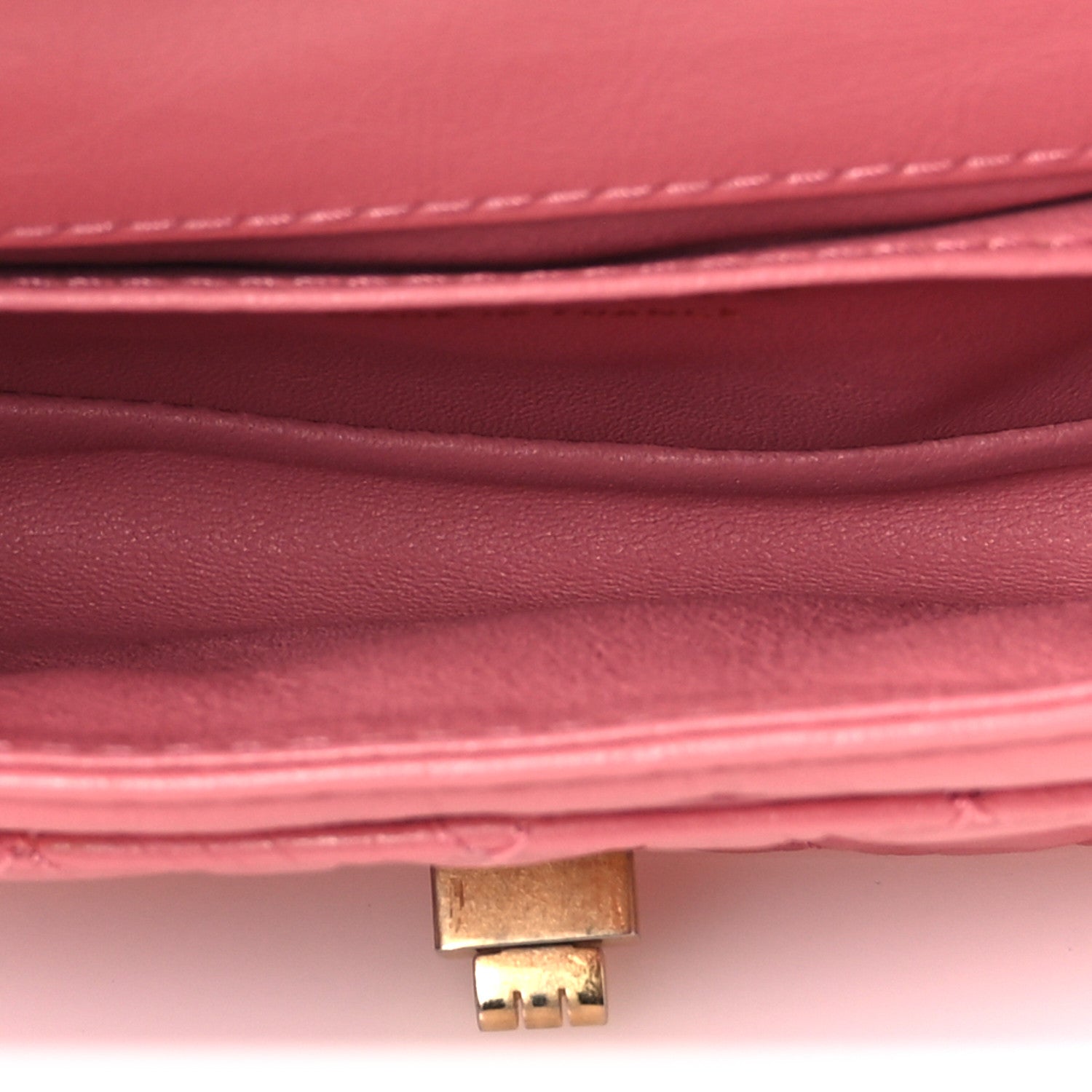 Chanel Aged Calfskin Quilted 2.55 Reissue Flap Belt Bag Pink 5 of 13
