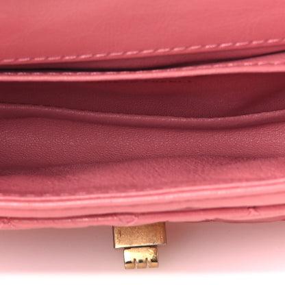 Chanel Aged Calfskin Quilted 2.55 Reissue Flap Belt Bag Pink 5 of 13