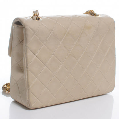 Chanel Lambskin Quilted Mini Flap Beige 3 of 11