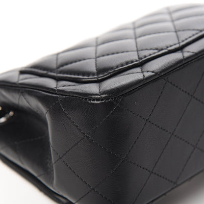 Chanel Lambskin Quilted Mini Square Flap Black 12 of 13