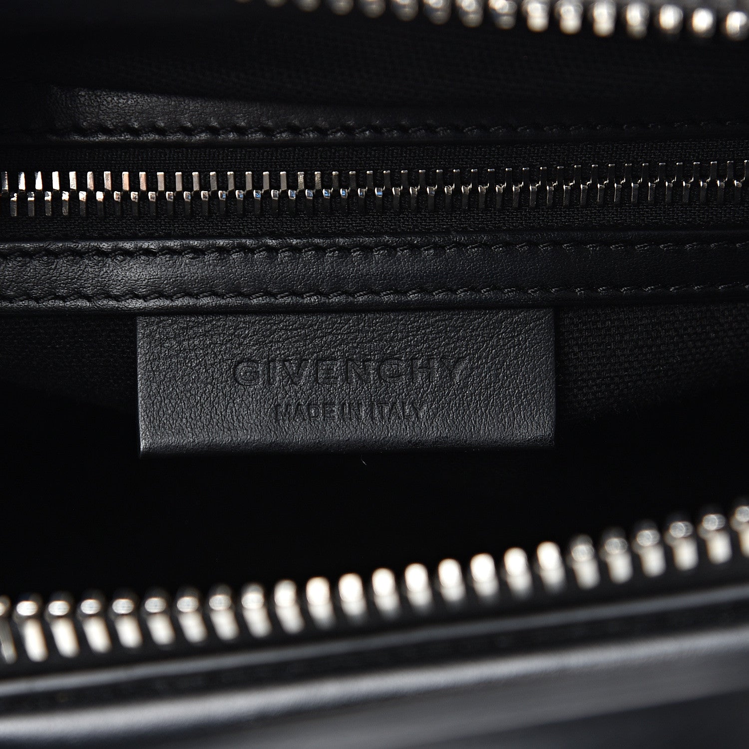 Givenchy Calfskin Geometric Embossed Small Antigona Black 5 of 10