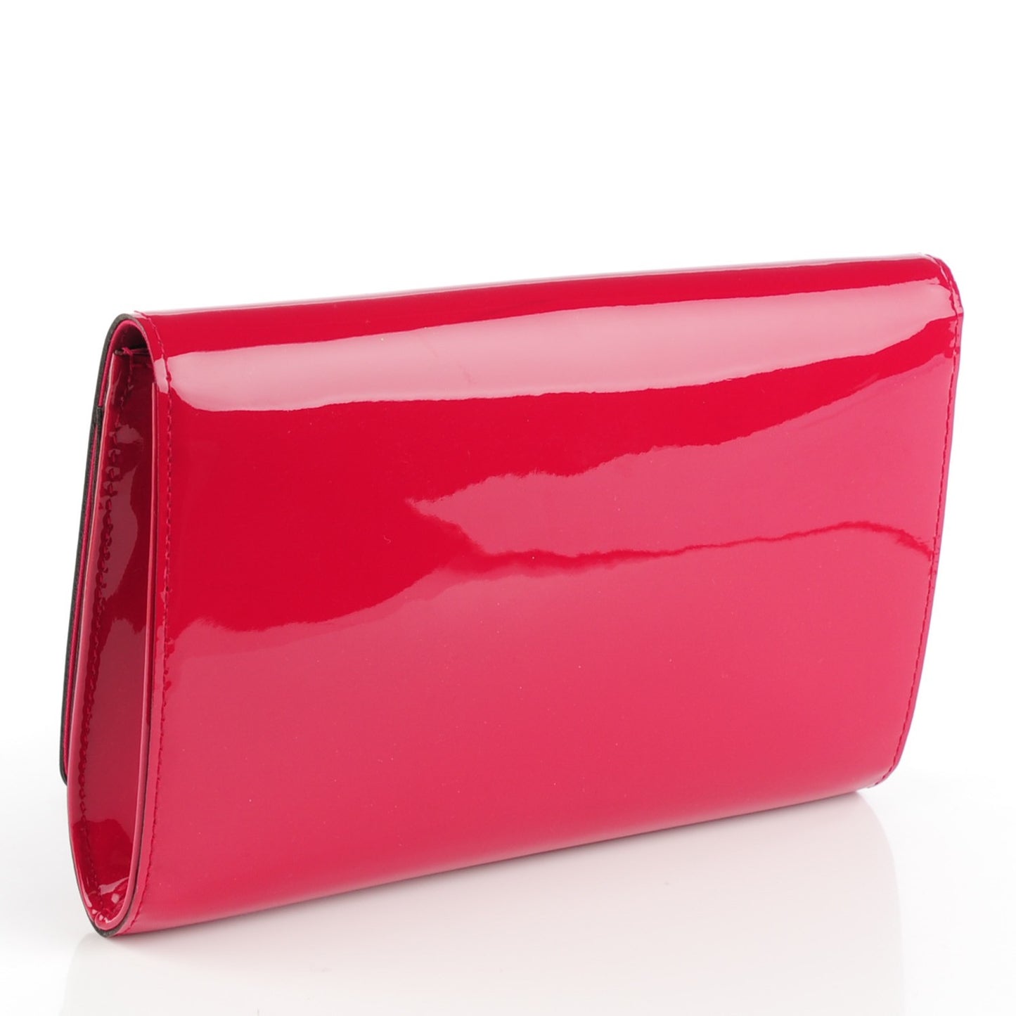 Patent Louise Clutch Rose Indien