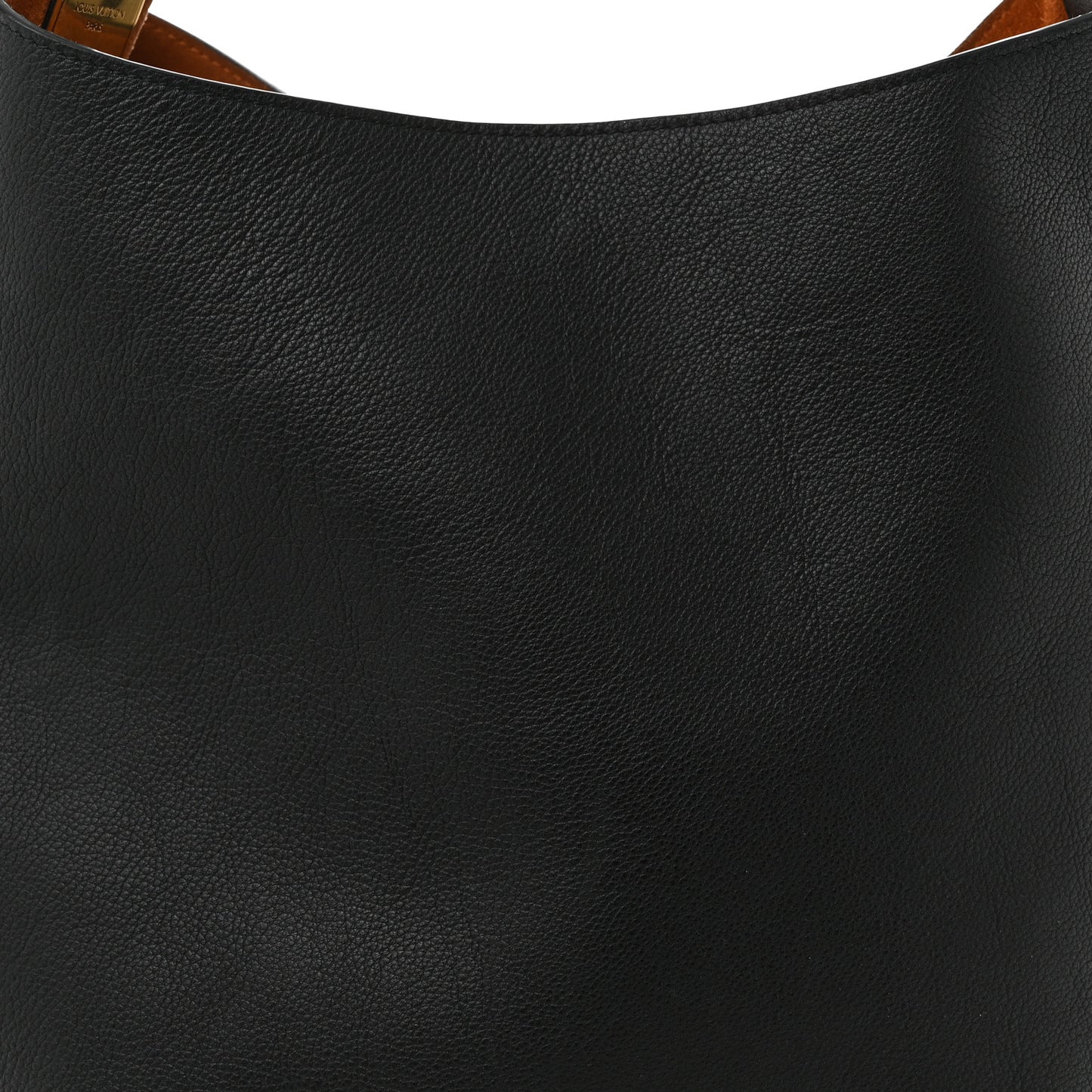 Grained Calfskin Low Key Hobo MM Black