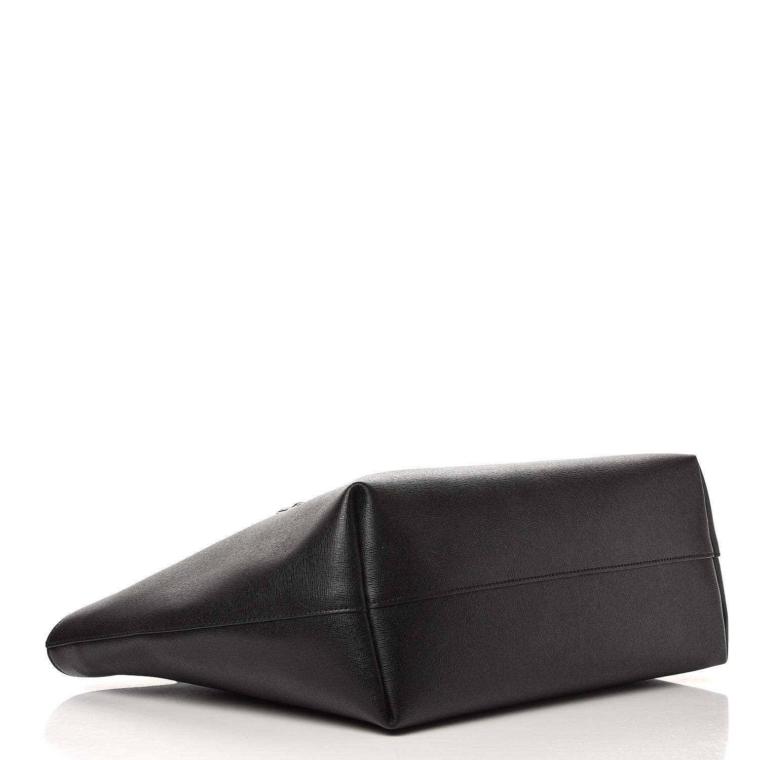 Fendi Vitello Elite Cuoio Monster Buggies Medium Roll Tote Black Multicolor Blue Cobalto 4 of 8