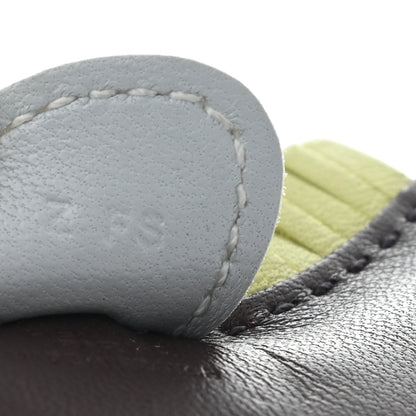 Hermes Milo Lambskin Grigri Rodeo Horse Bag Charm PM Rouge Sellier Jaune Bourgeon Bleu Brume 3 of 5