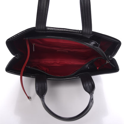Chanel Vinyl Coco Ming Grand Shopping Tote Black 5 of 14