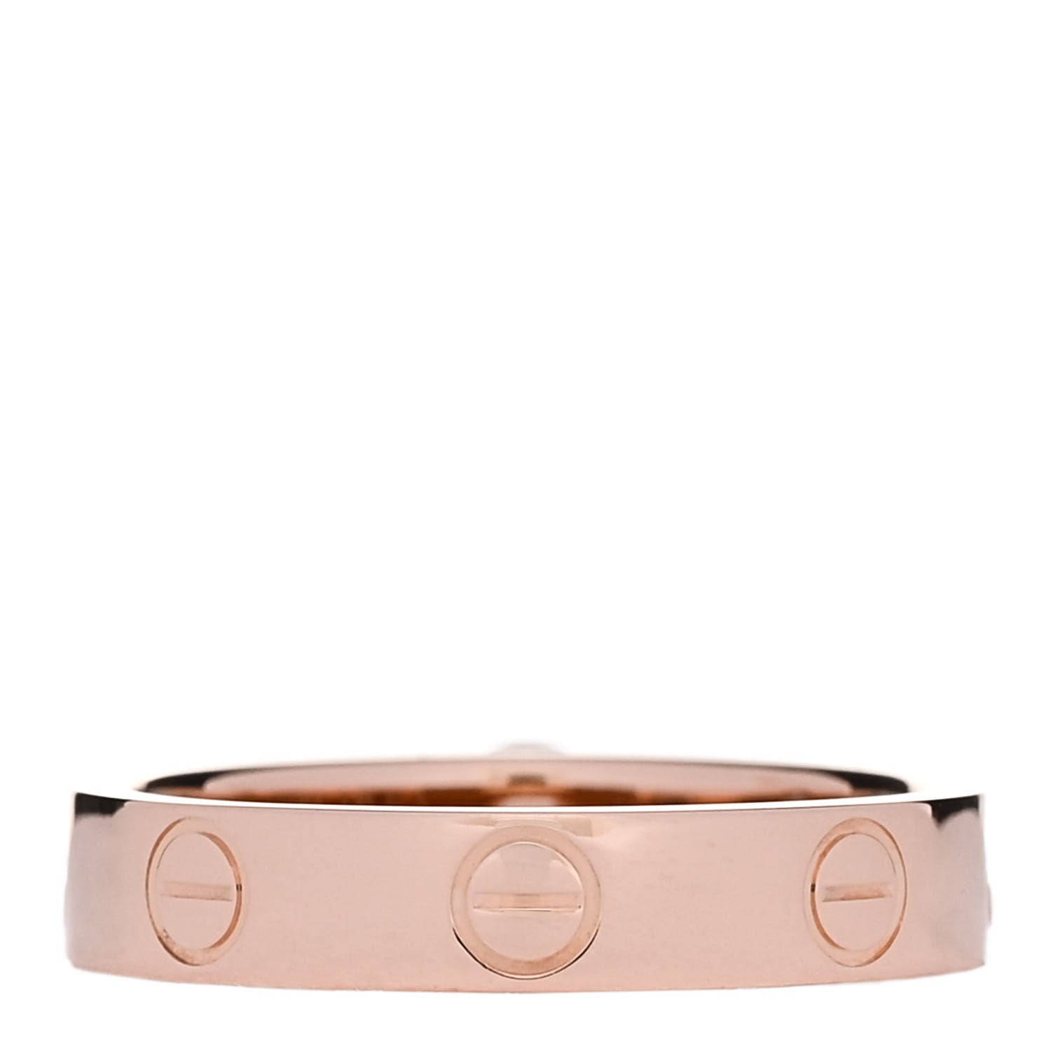 Cartier 18K Pink Gold Diamond .24ct LOVE Solitaire Engagement Ring 49 5 3 of 6