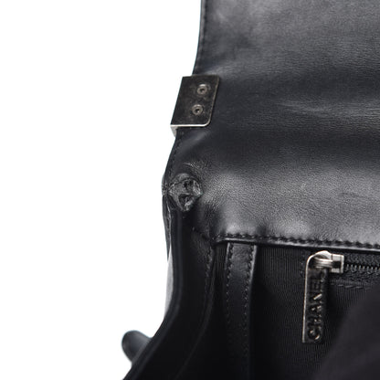 Chanel Patent Quilted Large Boy Flap Black 13 of 14