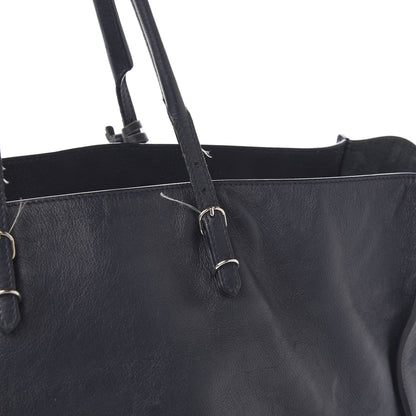 Balenciaga Veau Papier A4 Zip Around Tote Bleu Nuit 10 of 12