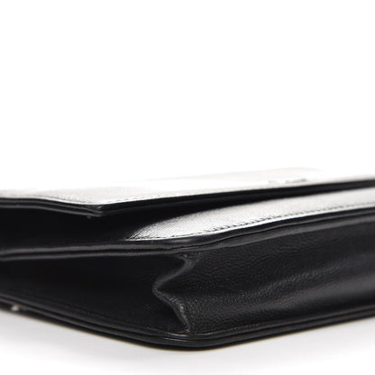 Chanel Caviar Sevruga Wallet On Chain WOC Black 10 of 12