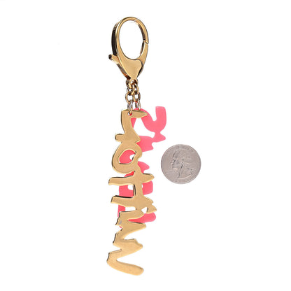 Louis Vuitton Graffiti Bag Charm Pink 2 of 4