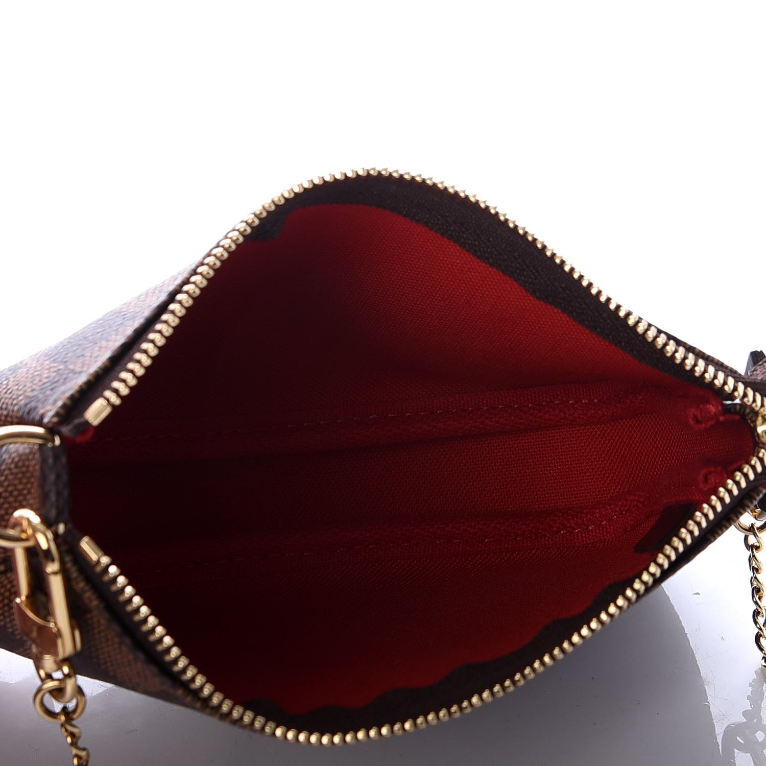 Louis Vuitton Damier Ebene Mini Pochette Accessories 5 of 8