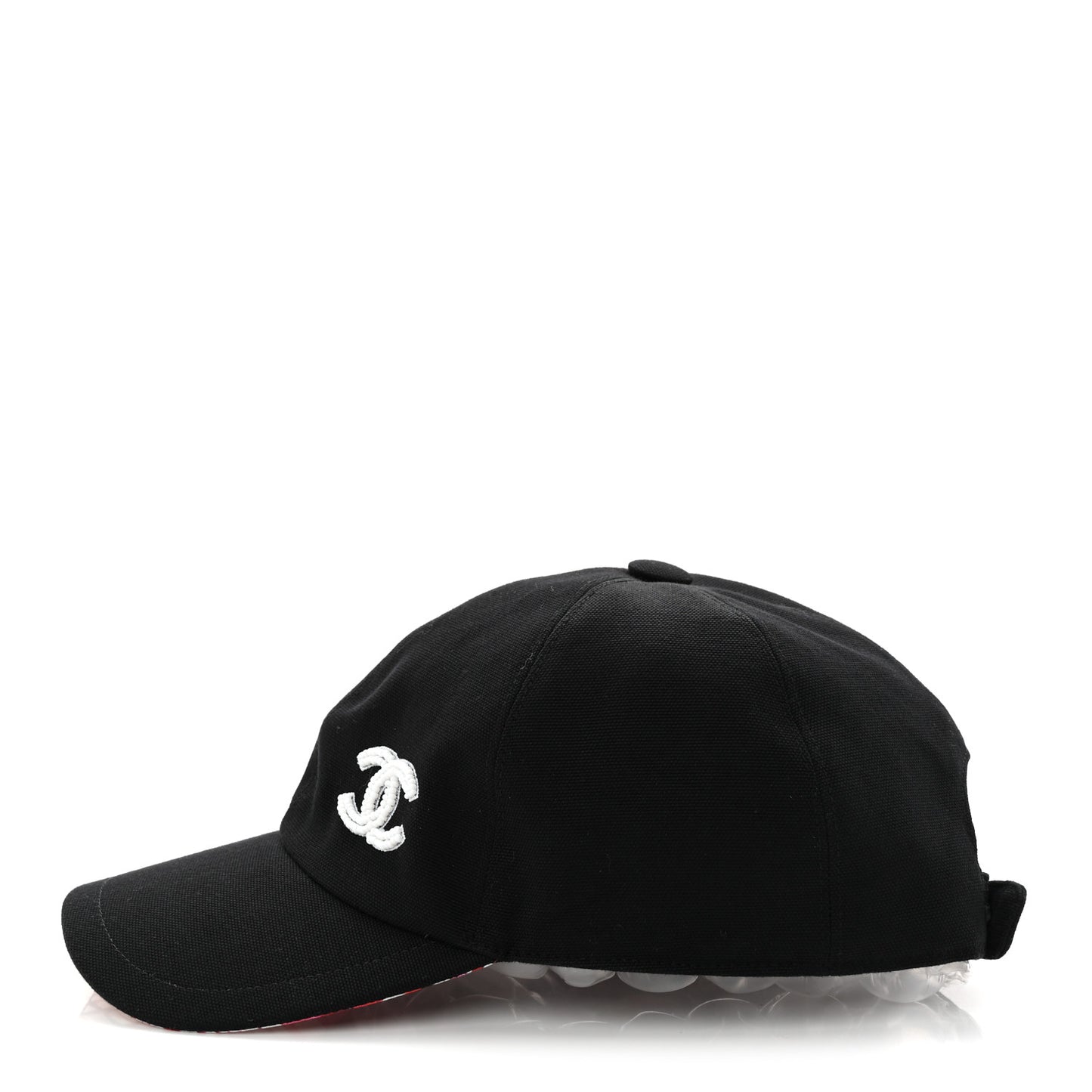 Cotton Beaded CC Cap Hat Black