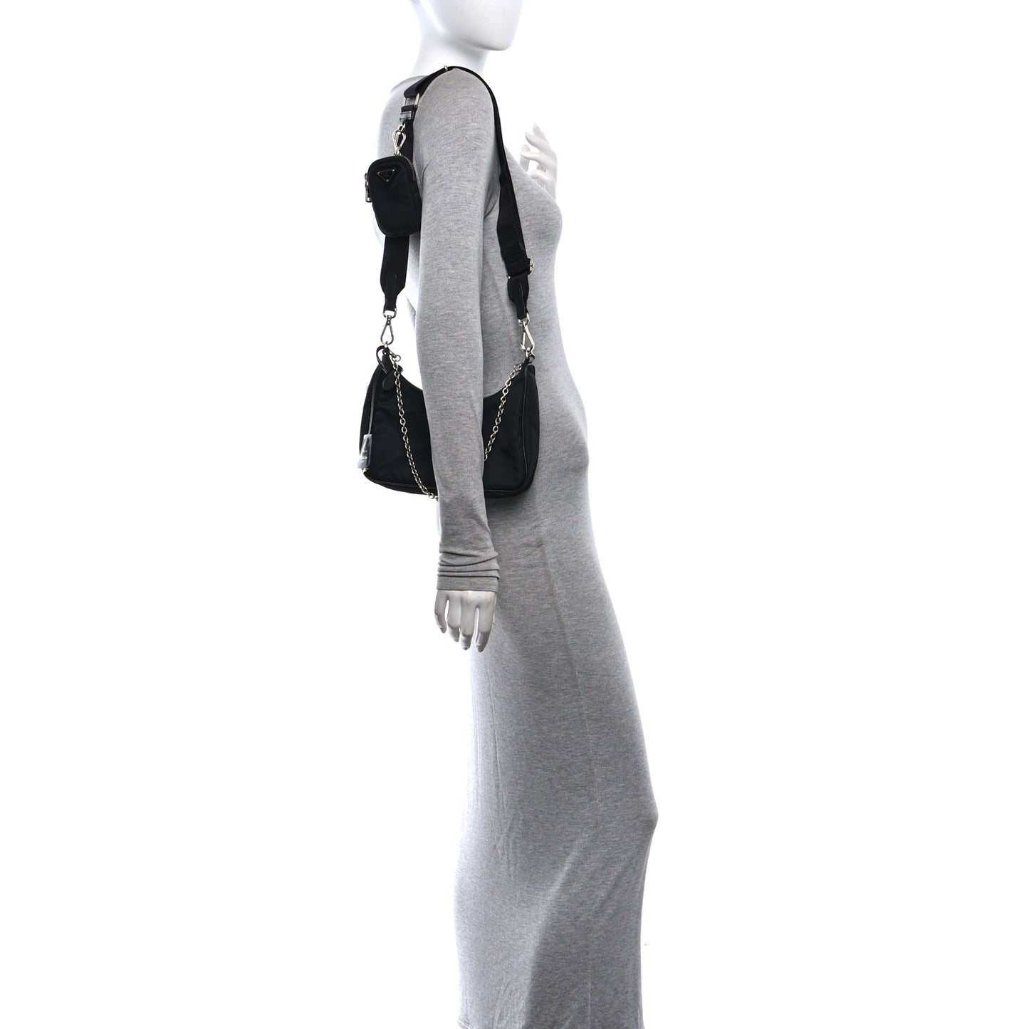 Nylon Re-Edition 2005 Shoulder Bag Black