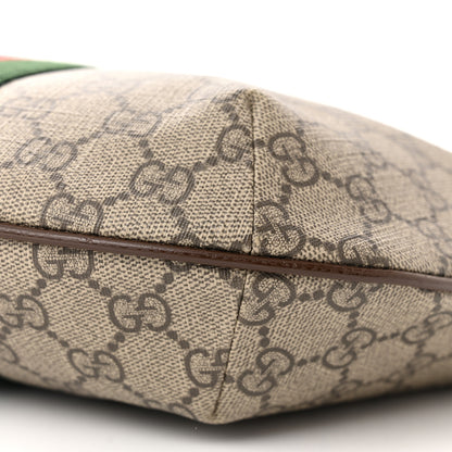 Gucci GG Supreme Monogram Web Small Ophidia Half Moon Hobo Brown 10 of 17