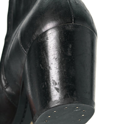 Saint Laurent Calfskin Finn 60 Ankle Boots 40 Black 11 of 11