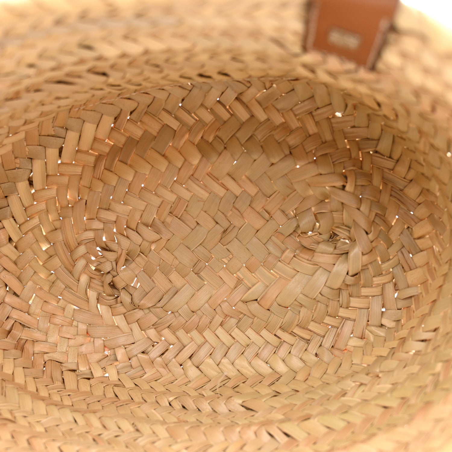 Loewe Raffia Small Basket Tote Bag Natural Tan 5 of 10