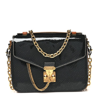 Louis Vuitton Shiny Epi Reverse Monogram Pochette Metis Mini Marine 1 of 9