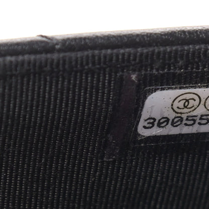 Chanel Aged Calfskin Quilted Reissue Wallet On Chain WOC Black 8 of 11
