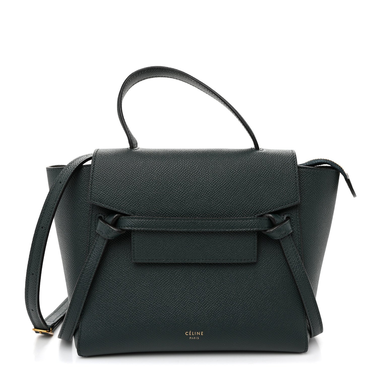Celine Grained Calfskin Nano Belt Bag Abyss Blue 1 of 9
