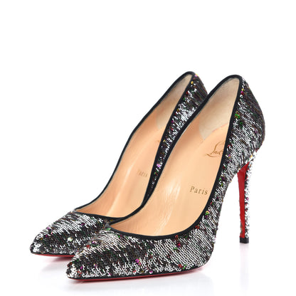 Christian Louboutin Paillettes Caresse Pigalle Follies 100 Pumps 37.5 Multicolor 5 of 16