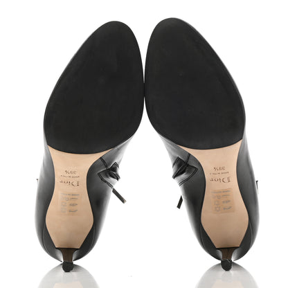 Christian Dior Calfskin Blason Low Boots 39.5 Black 5 of 16