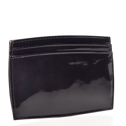 Chanel Patent CC Card Holder Black 3 of 9