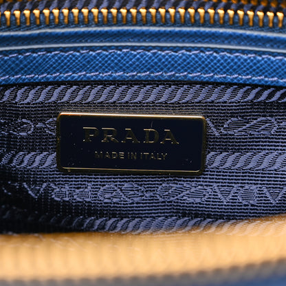 Prada Saffiano Lux Galleria Front Pocket Tote Bluette 6 of 10