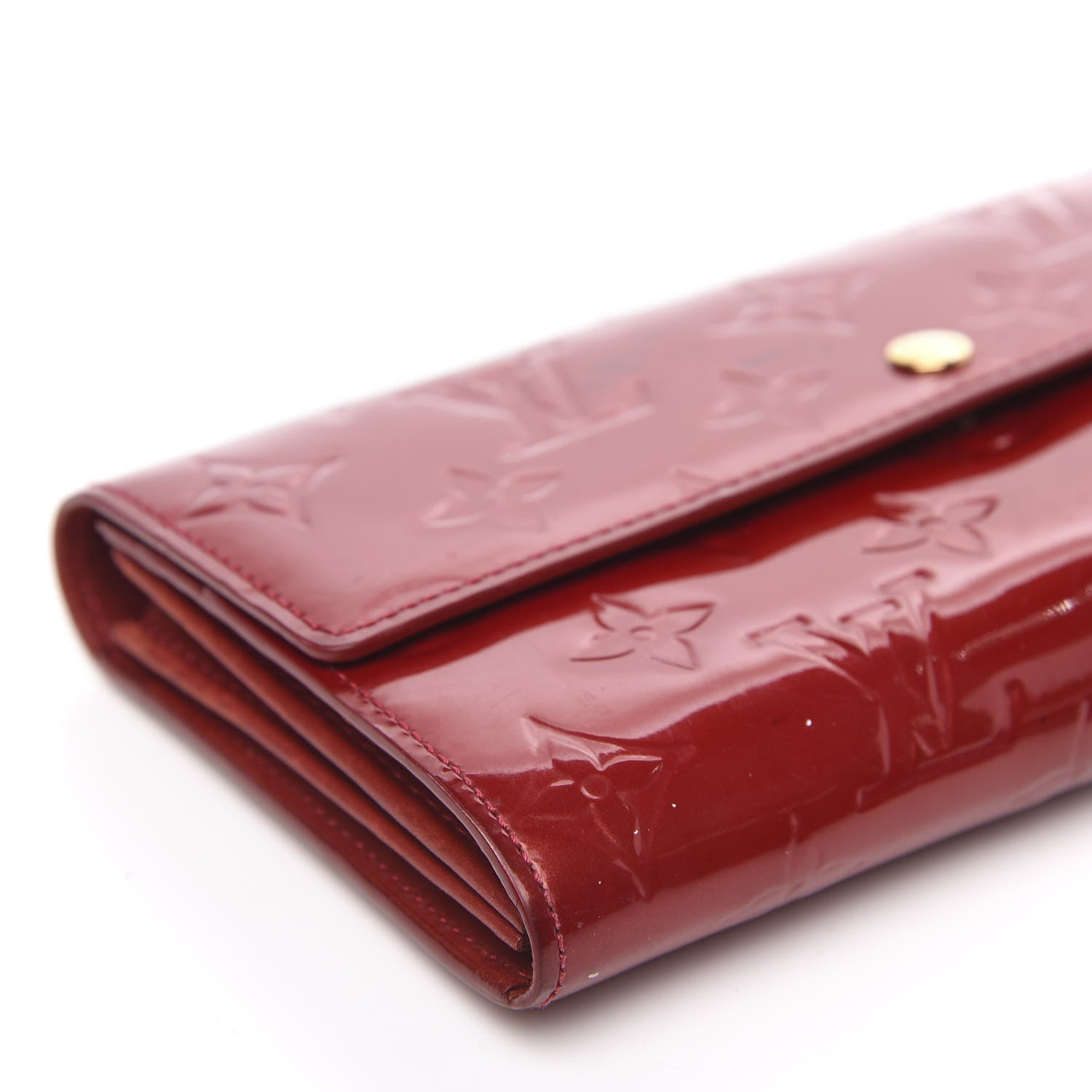 Louis Vuitton Vernis Sarah Wallet Pomme D'Amour 9 of 12
