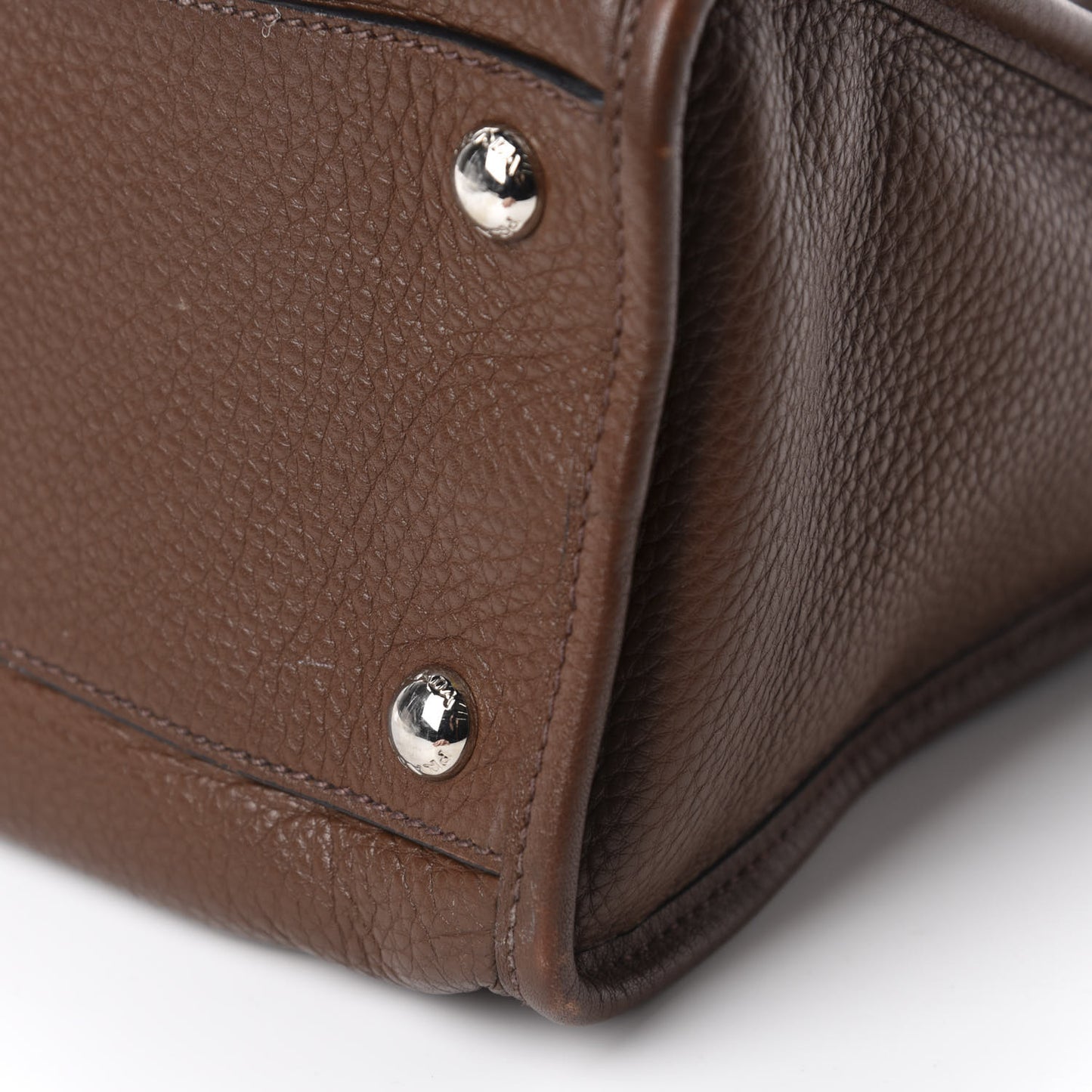 Vitello Daino Shopping Satchel Palissandro