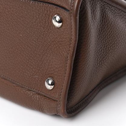 Prada Vitello Daino Shopping Satchel Palissandro 12 of 21