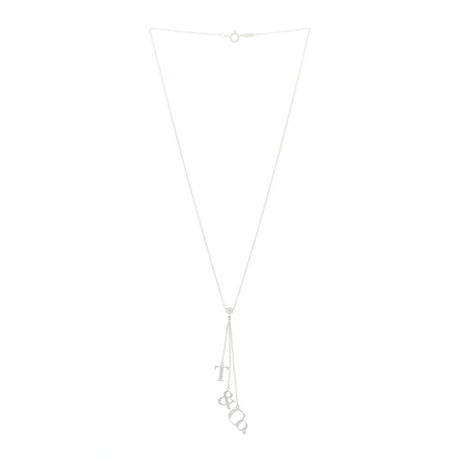 Tiffany Sterling Silver Letters Lariat Necklace 2 of 4