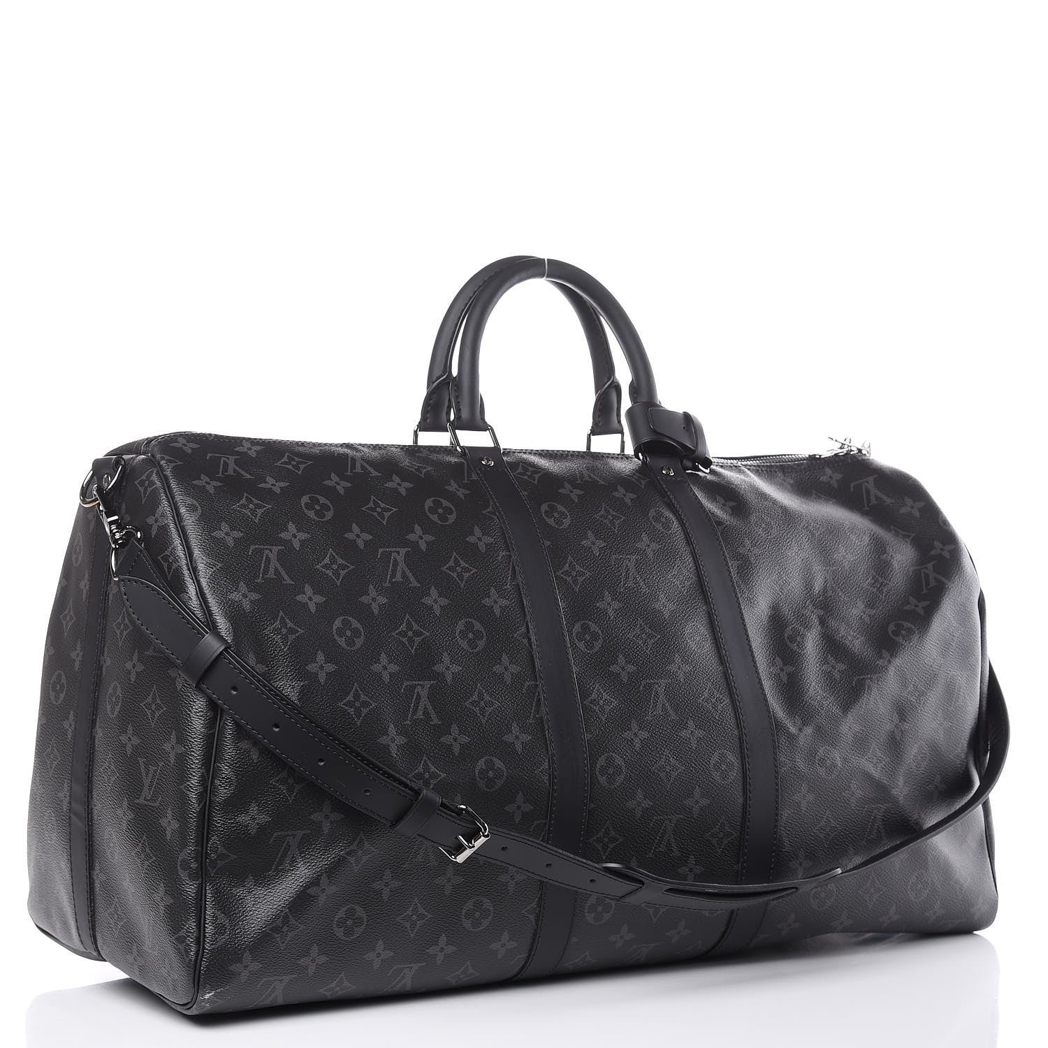 Louis Vuitton Monogram Eclipse Keepall Bandouliere 55 3 of 12