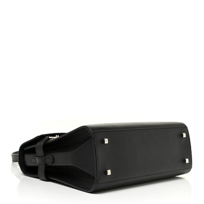 Delvaux Calfskin MM Tempete Satchel Black 4 of 20