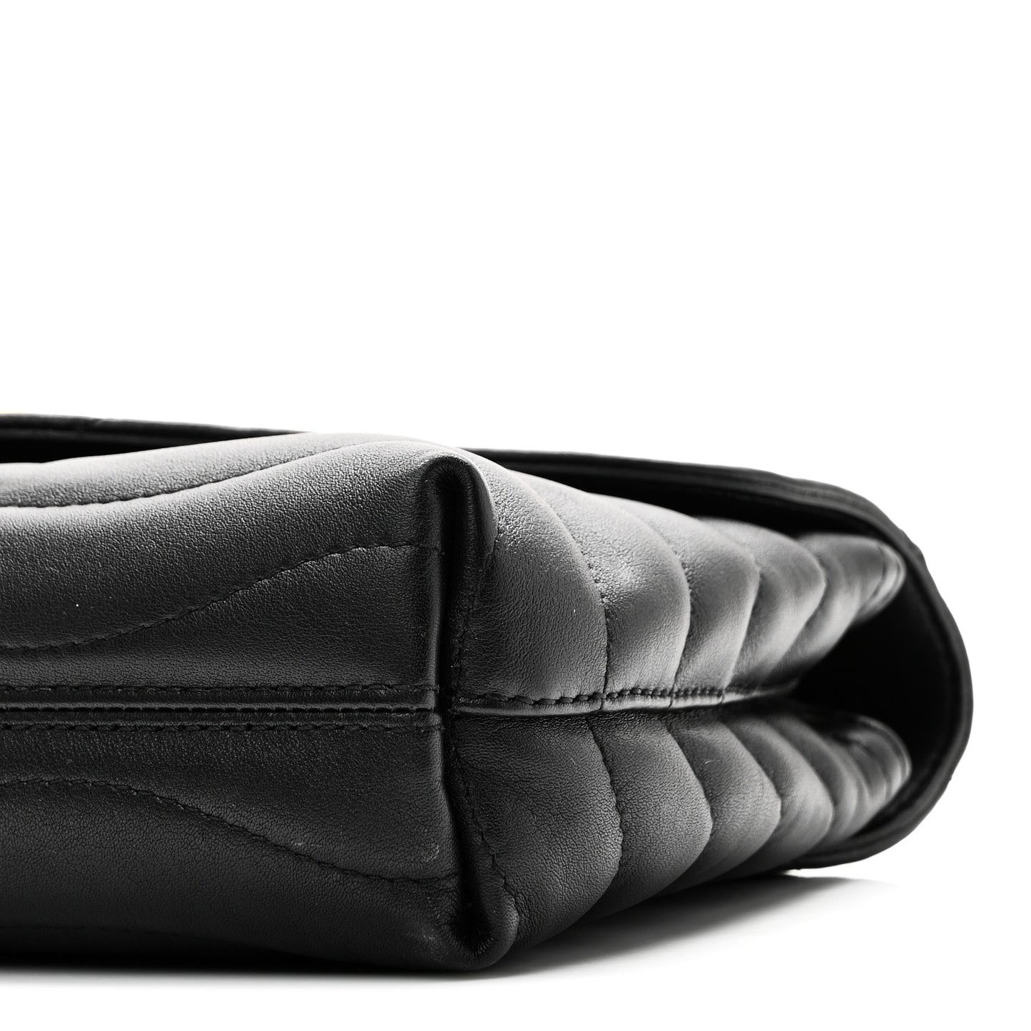 Calfskin LV New Wave Chain Bag Black