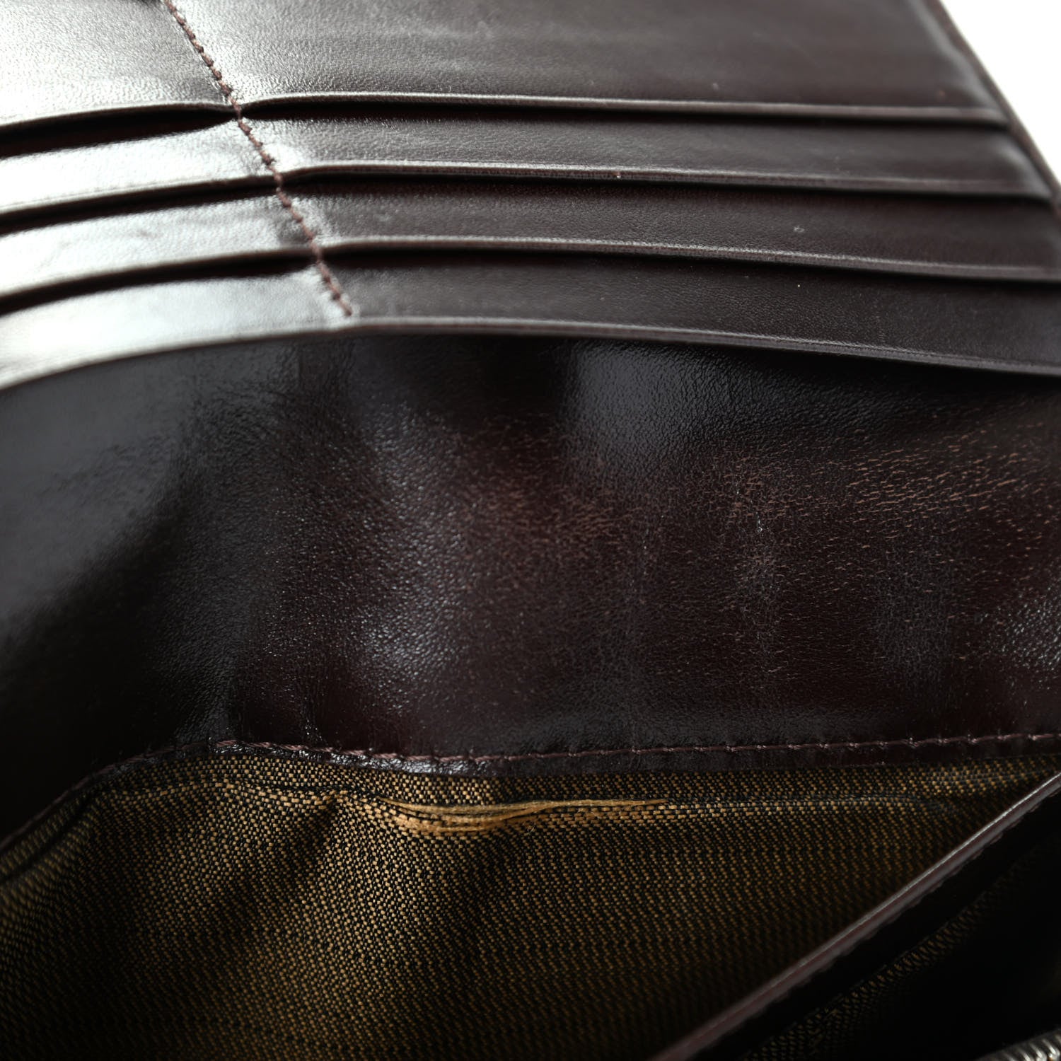 Fendi Zucca Continental Wallet Tobacco Moro 6 of 7