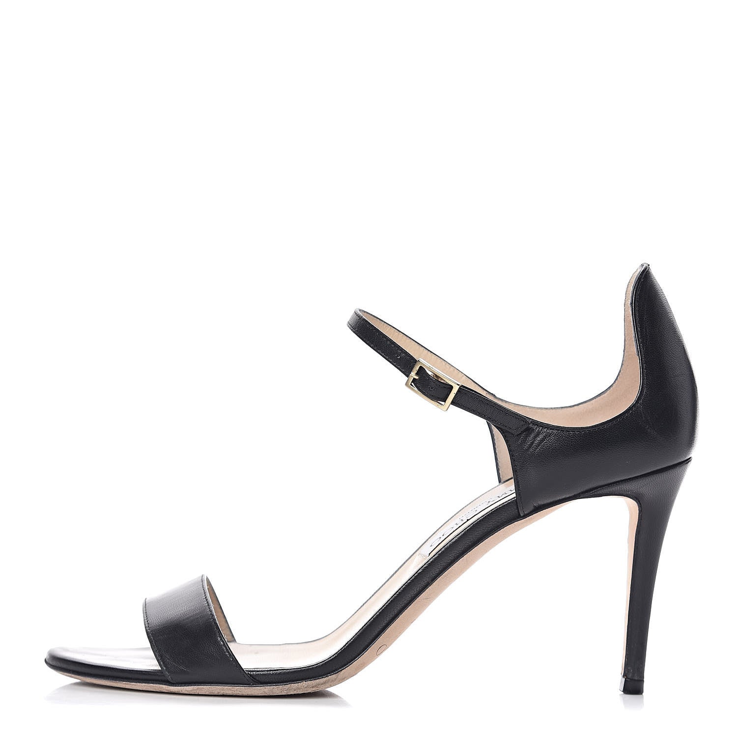 Jimmy Choo Kid Moxy 85 Sandals 40.5 Black 1 of 10