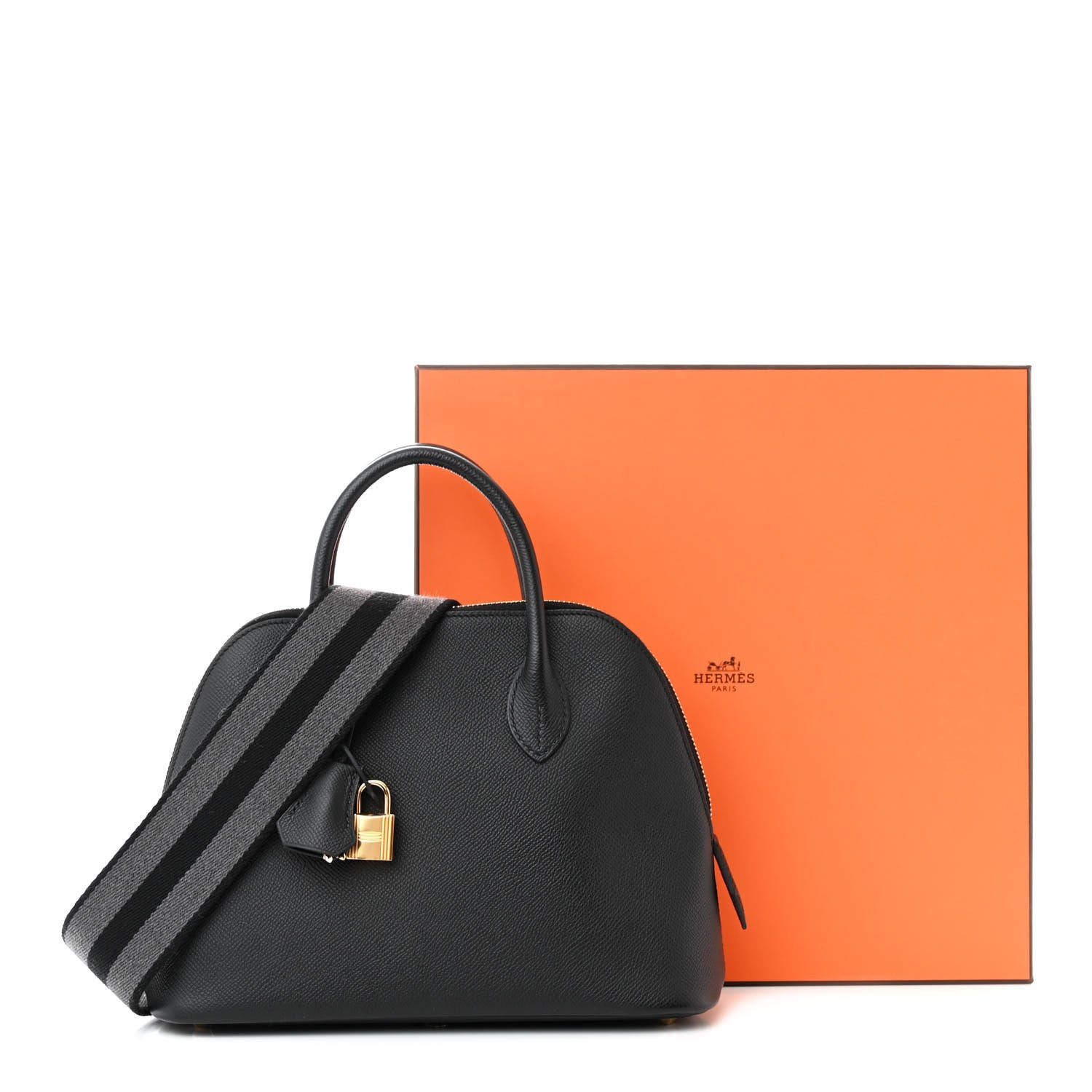 Hermes Epsom 1923 Sangle Bolide 25 Black 11 of 11