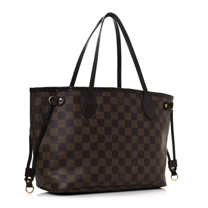 Louis Vuitton Damier Ebene Neverfull PM 3 of 15