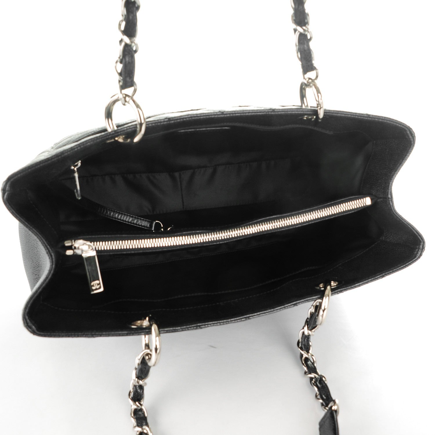 Chanel Caviar Quilted Grand Shopping Tote GST Black 5 of 9