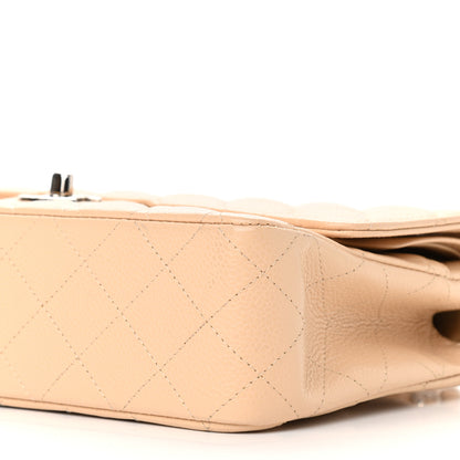 Chanel Caviar Quilted Medium Double Flap Beige 14 of 14