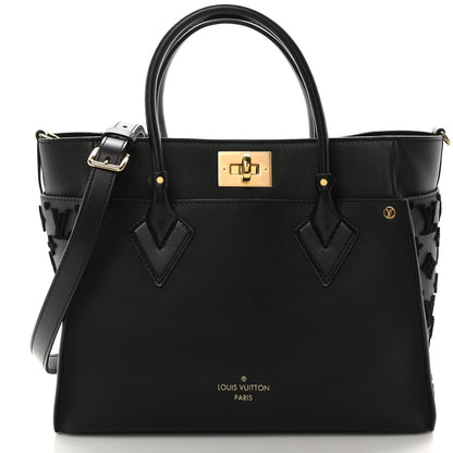 Louis Vuitton Calfskin Monogram Tufting On My Side Black 1 of 10