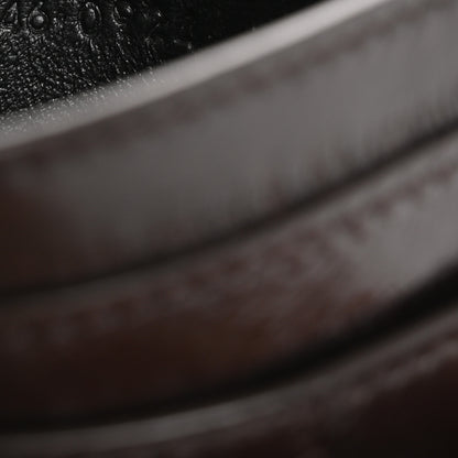 Saint Laurent Eel Credit Card Case Chestnut 7 of 9