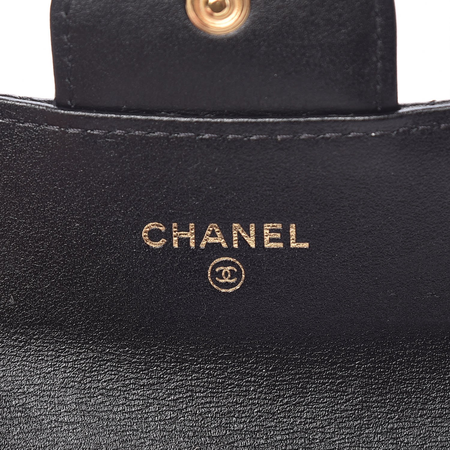 Chanel Aged Calfskin Quilted Reissue Flap Card Holder Wallet Black 6 of 11