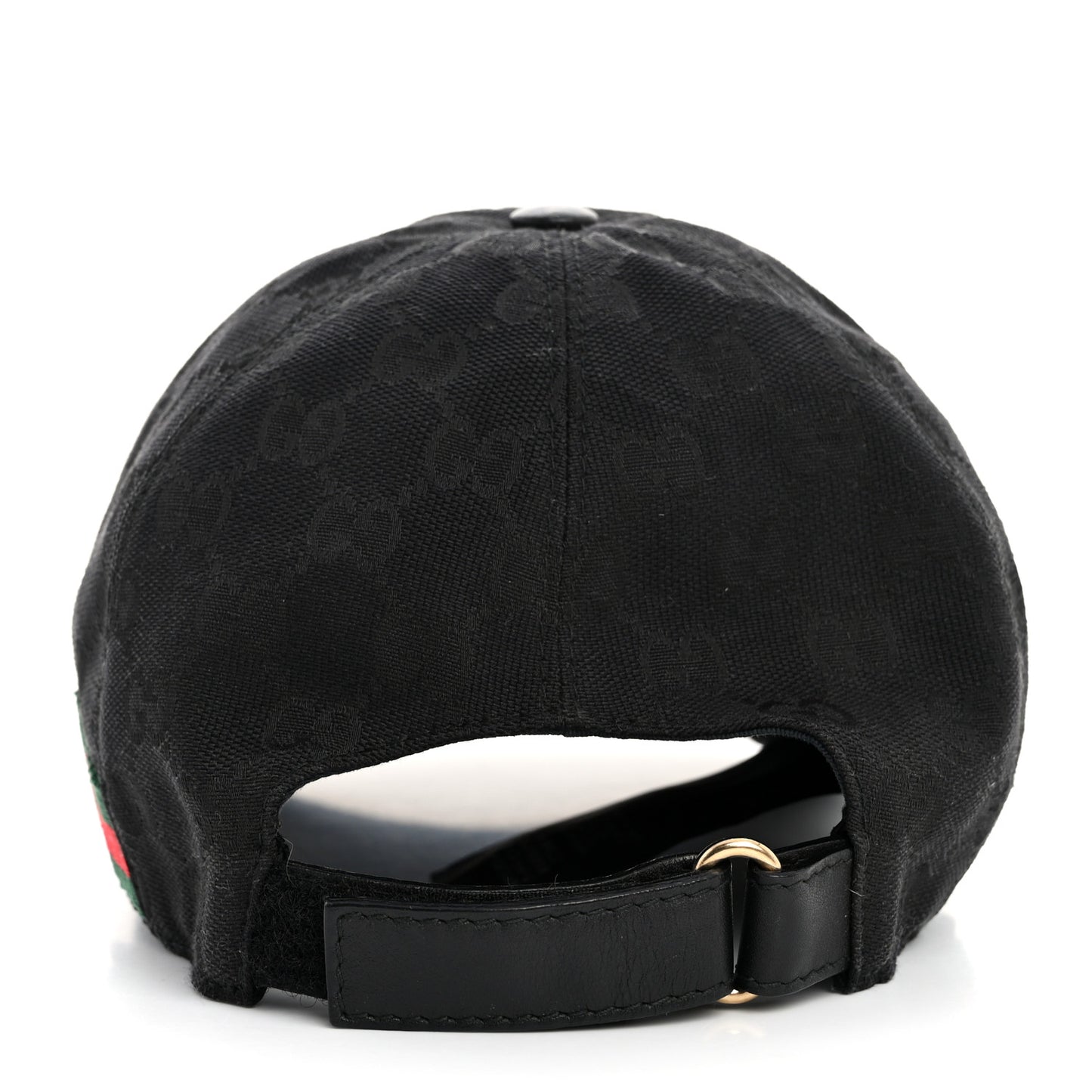 Monogram Web Baseball Hat L Black